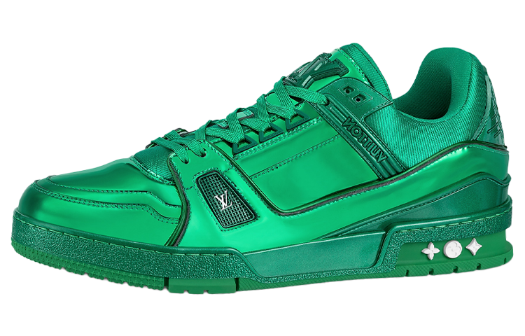 Louis Vuitton LV Trainer Sneakers 'Green' 1AA46B