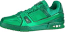 Buy Louis Vuitton 路易威登 Trainer 時尚系帶運動鞋 綠色