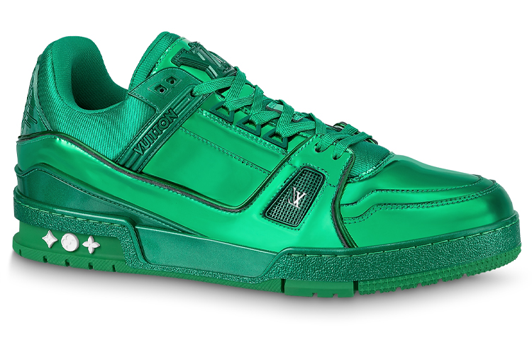 Order Louis Vuitton 路易威登 Trainer 時尚系帶運動鞋 綠色
