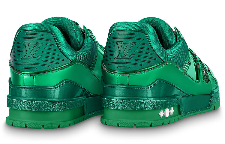 Lookbook Louis Vuitton 路易威登 Trainer 時尚系帶運動鞋 綠色