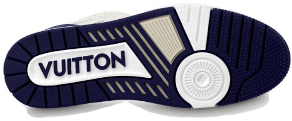 LOUIS VUITTON Trainers 皮革 綁帶 低筒 帆布鞋 男款 藍色 Shop LOUIS VUITTON Trainers 皮革 綁帶 低筒 帆布鞋 男款 藍色