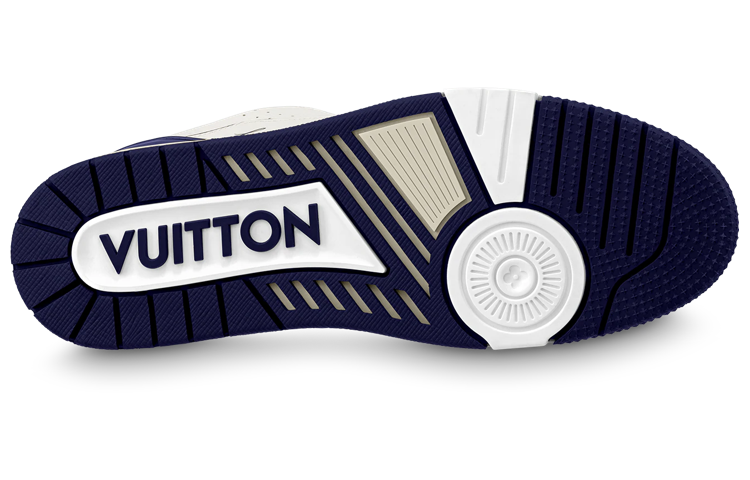 Purchase Louis Vuitton LV Trainer Sneakers 'Marine' Kasut Lelaki. 1ABFA9