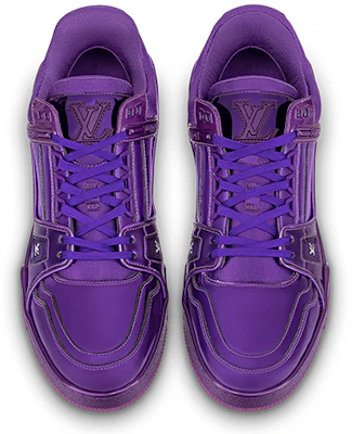 路易威登 Trainer 系帶時尚板鞋 紫色 Lookbook 路易威登 Trainer 系帶時尚板鞋 紫色