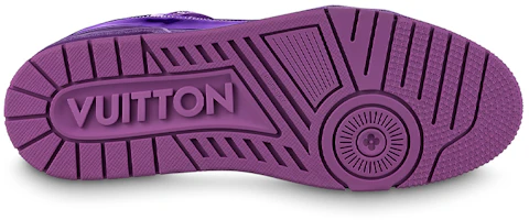 Purchase 路易威登 Trainer 系帶時尚板鞋 紫色