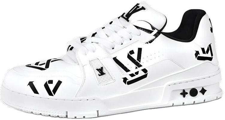 Louis Vuitton LV Trainer Sneakers 'Putih Hitam' 1AAGXX Buy Louis Vuitton LV Trainer Sneakers 'Putih Hitam' 1AAGXX