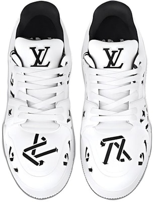 Louis Vuitton LV Trainer Sneakers 'Putih Hitam' 1AAGXX Lookbook Louis Vuitton LV Trainer Sneakers 'Putih Hitam' 1AAGXX