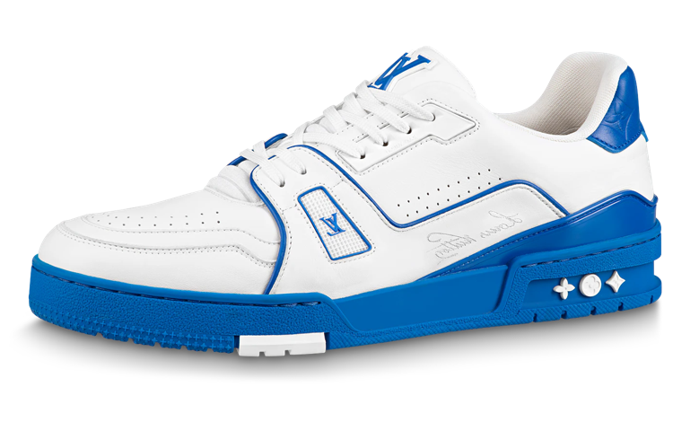 Buy 路易威登LV白蓝红色运动鞋 1ABG7E