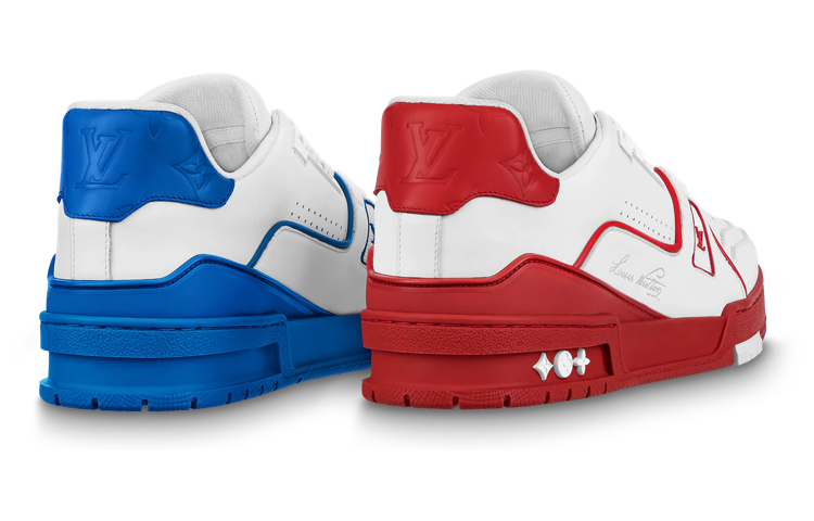 Lookbook 路易威登LV白蓝红色运动鞋 1ABG7E