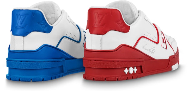 Zapatillas Louis Vuitton LV Trainer 'Blanco Azul Rojo' 1ABG7E Lookbook Zapatillas Louis Vuitton LV Trainer 'Blanco Azul Rojo' 1ABG7E