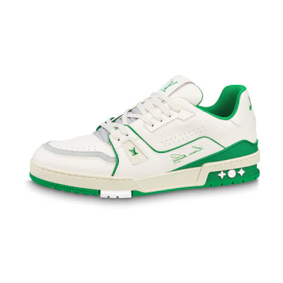 LV LV Trainer Sneakers 'White Green'