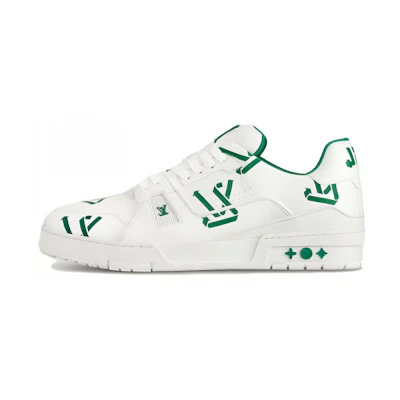 LV LV Trainer Sneakers 'White Green'