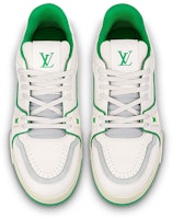 Zapatillas Louis Vuitton LV Trainer 'Blanco Verde' 1ABFAU Lookbook Zapatillas Louis Vuitton LV Trainer 'Blanco Verde' 1ABFAU