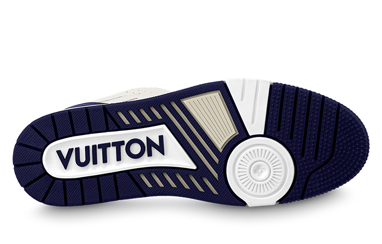 Purchase LOUIS VUITTON Trainer 圓頭繫帶 低筒 滑板鞋 男款 白色