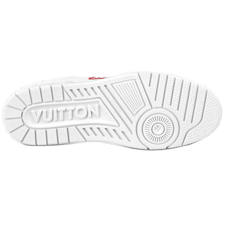 Purchase Louis Vuitton Sepatu LV Trainer 'Putih Merah' 1AAGYH