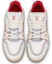 Shop Sepatu Louis Vuitton LV Trainer 'Putih Merah Abu' 1ABFBI
