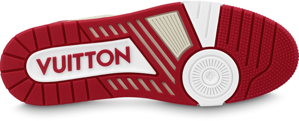 Sepatu Louis Vuitton LV Trainer 'Putih Merah Abu' 1ABFBI Purchase Sepatu Louis Vuitton LV Trainer 'Putih Merah Abu' 1ABFBI