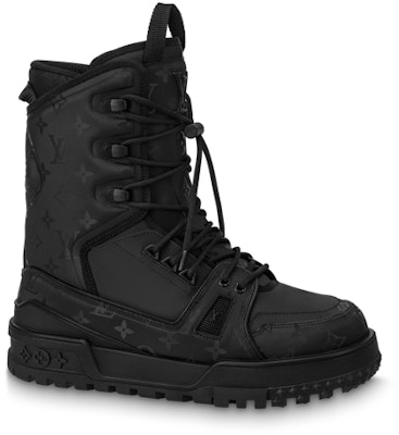 Louis Vuitton LV Trainer Snow Boots 'Hitam' 1AAS83 Order Louis Vuitton LV Trainer Snow Boots 'Hitam' 1AAS83