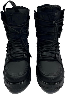 Louis Vuitton LV Trainer Snow Boots 'Hitam' 1AAS83 Shop Louis Vuitton LV Trainer Snow Boots 'Hitam' 1AAS83