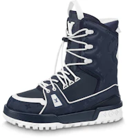 Louis Vuitton LV Trainer Snow Snow Boots 'Marine' 1AAS77 Louis Vuitton LV Trainer Snow Snow Boots 'Marine' 1AAS77