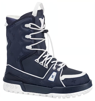 Louis Vuitton LV Trainer Snow Boots 'Marine' Sepatu Boot Salju Pria 1AAS77 Order Louis Vuitton LV Trainer Snow Boots 'Marine' Sepatu Boot Salju Pria 1AAS77