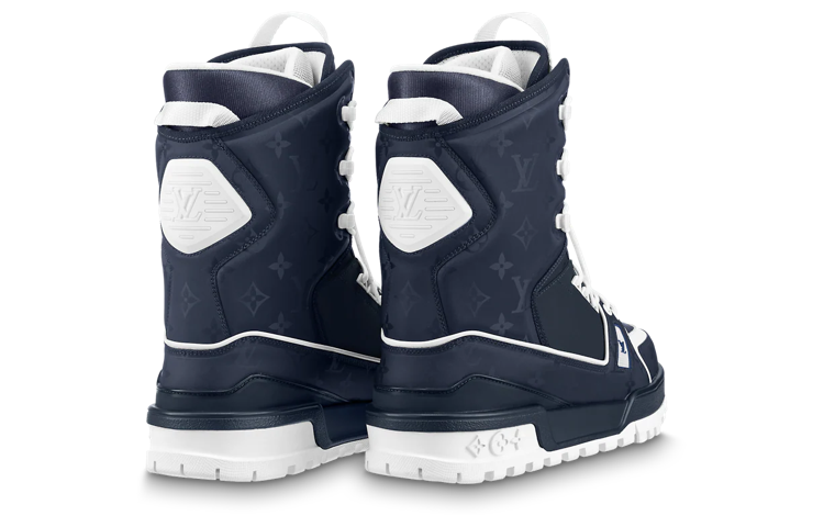 Lookbook Louis Vuitton LV Trainer Snow Snow Boots 'Marine' 1AAS77