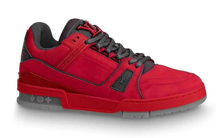 LV LV Trainer Sports Shoes Red 圖 2