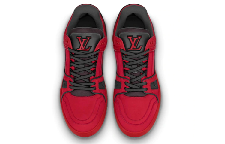 LV LV Trainer Sports Shoes Red 圖 4