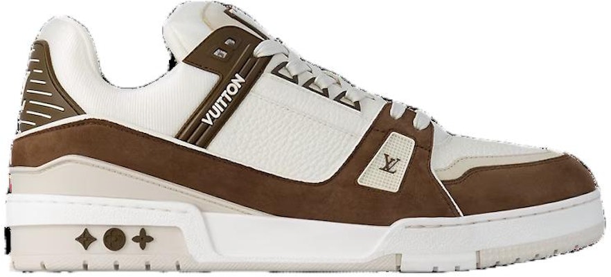 Sepatu Louis Vuitton LV Trainers 'Beige Cokelat' 1ABLV8 Order Sepatu Louis Vuitton LV Trainers 'Beige Cokelat' 1ABLV8