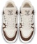 Lookbook Louis Vuitton LV Trainers 'Coklat Beige' 1ABLV8