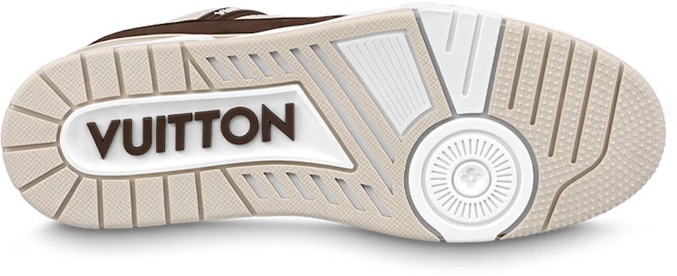 Sepatu Louis Vuitton LV Trainers 'Beige Cokelat' 1ABLV8 Details for Sepatu Louis Vuitton LV Trainers 'Beige Cokelat' 1ABLV8