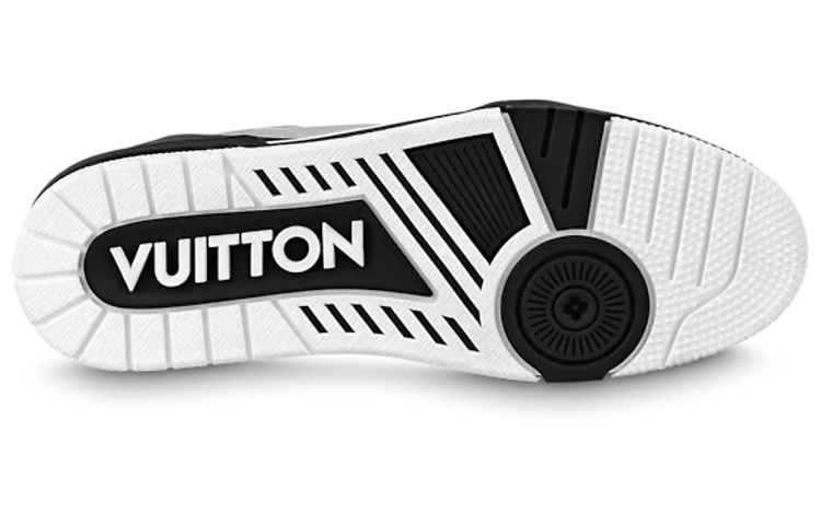 Purchase Louis Vuitton 路易威登 Trainer 低筒繫帶時尚板鞋 黑色