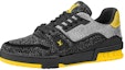 Buy Louis Vuitton LV Trainers 'Hitam Kelabu Kuning Kristal' 1A9JXJ