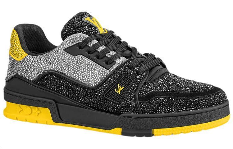 Order LVトレイナー 黒灰黄クリスタル 1A9JXJ