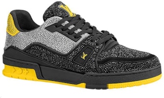 LVトレイナー 黒灰黄クリスタル 1A9JXJ Order LVトレイナー 黒灰黄クリスタル 1A9JXJ