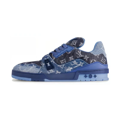 LV LV Trainers 'Blue Black Denim Monogram'