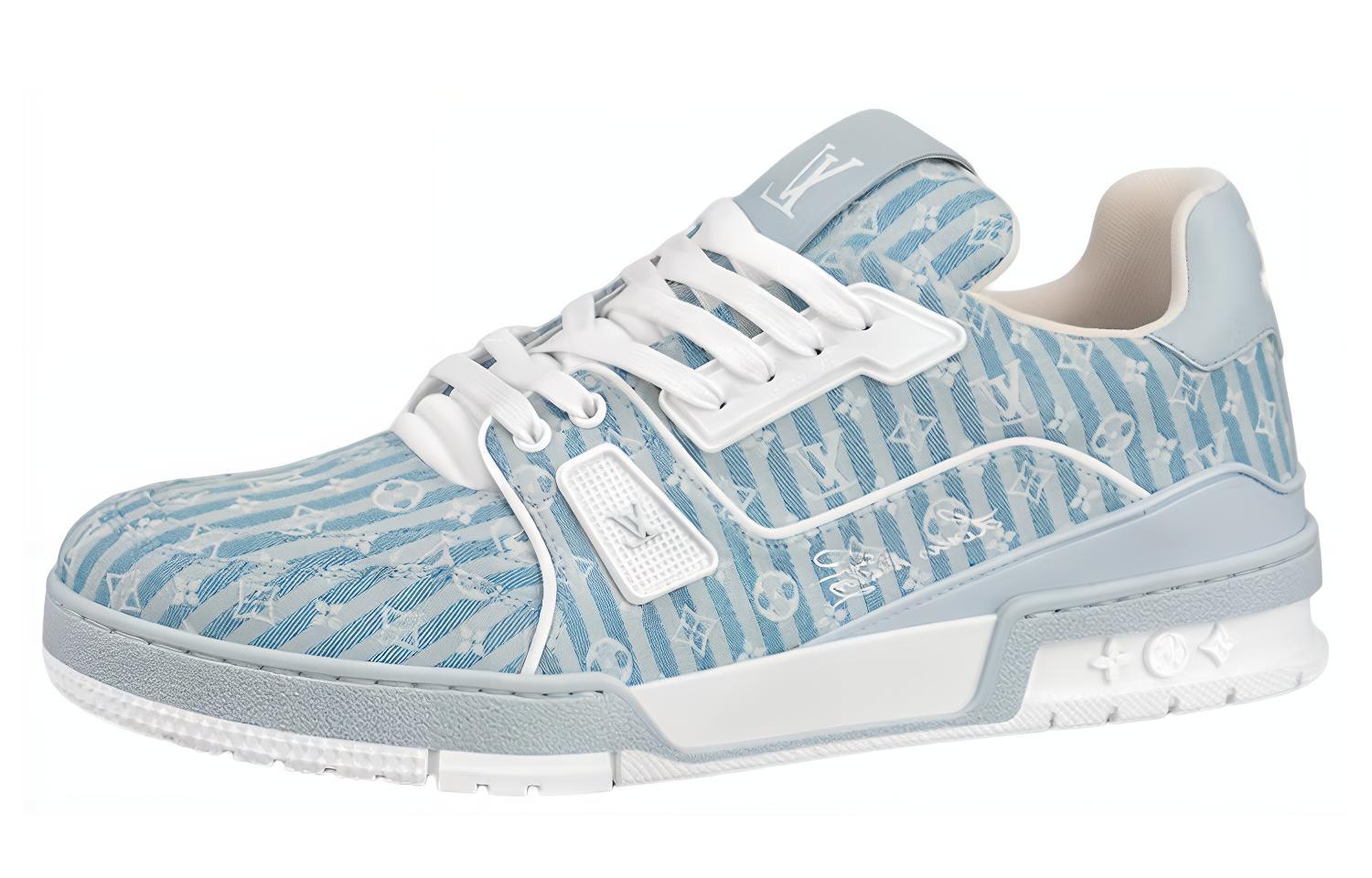 Buy Louis Vuitton LV Trainers 'Garis Biru' 1ABNLI