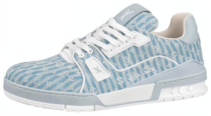 Louis Vuitton LV Trainers 'Garis Biru' 1ABNLI Buy Louis Vuitton LV Trainers 'Garis Biru' 1ABNLI