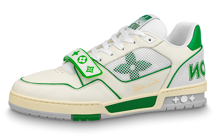 Louis Vuitton LV Trainers 'Green Mesh' 1A98UX