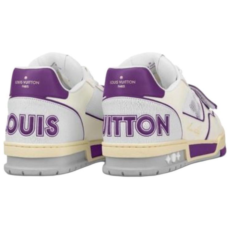 Shop 루이비통 LV 트레이너 '퍼플 메쉬' 1A98W1