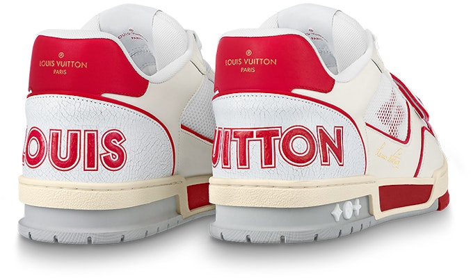 Louis Vuitton LV Trainers 'Red Mesh' 1A98VI Lookbook Louis Vuitton LV Trainers 'Red Mesh' 1A98VI