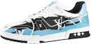 Buy Louis Vuitton LV Trainers 'Putih Hitam Biru' 1AA373
