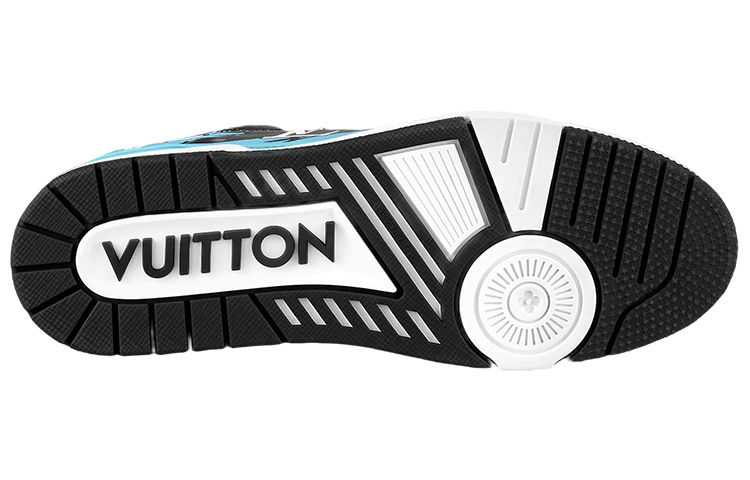 Purchase 루이비통 LV 트레이너 화이트 블랙 블루 1AA373