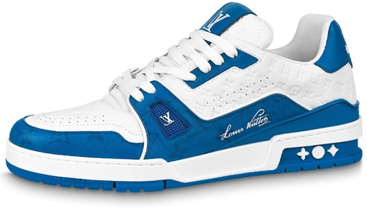 ルイ・ヴィトン LVトレーナー 白/青 1AANEV Buy ルイ・ヴィトン LVトレーナー 白/青 1AANEV