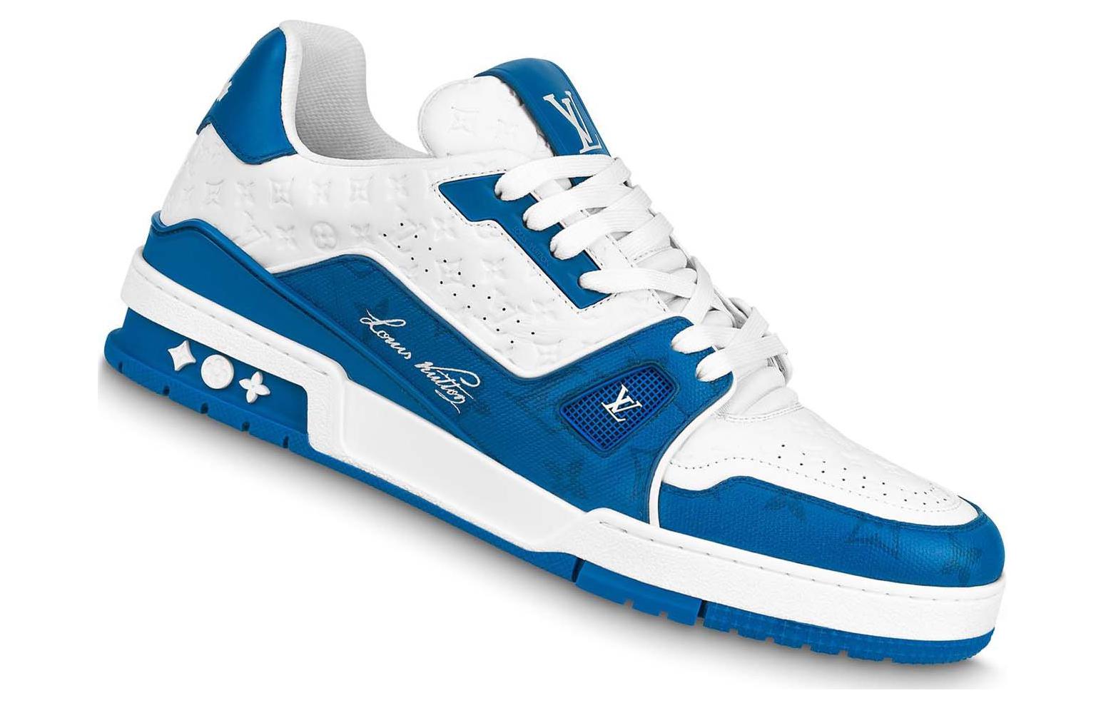 Order ルイ・ヴィトン LVトレーナー 白/青 1AANEV