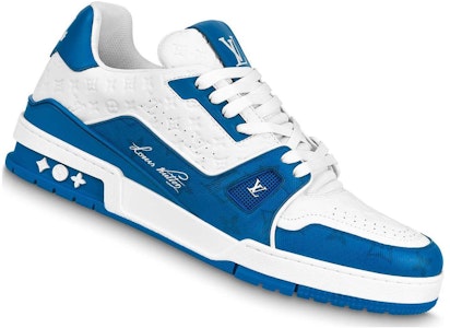 ルイ・ヴィトン LVトレーナー 白/青 1AANEV Order ルイ・ヴィトン LVトレーナー 白/青 1AANEV