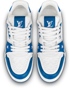 ルイ・ヴィトン LVトレーナー 白/青 1AANEV Lookbook ルイ・ヴィトン LVトレーナー 白/青 1AANEV