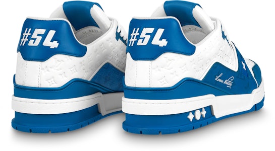 ルイ・ヴィトン LVトレーナー 白/青 1AANEV Shop ルイ・ヴィトン LVトレーナー 白/青 1AANEV