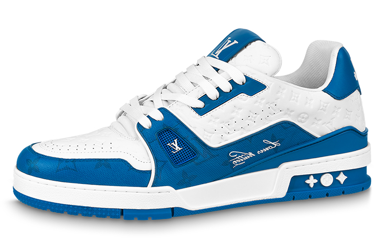 Buy 루이비통 LV 트레이너 '화이트 블루' 1ABOH4 1ABOH4