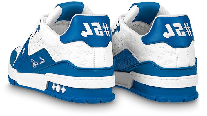 루이비통 LV 트레이너 '화이트 블루' 1ABOH4 1ABOH4 Lookbook 루이비통 LV 트레이너 '화이트 블루' 1ABOH4 1ABOH4