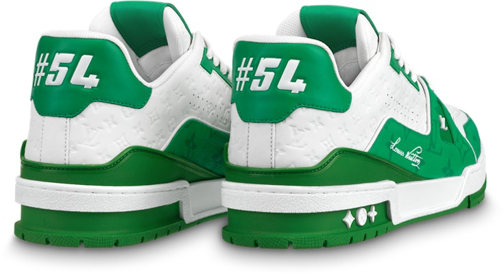 ルイ・ヴィトン LVトレイナー 白/緑 1AANFY Purchase ルイ・ヴィトン LVトレイナー 白/緑 1AANFY